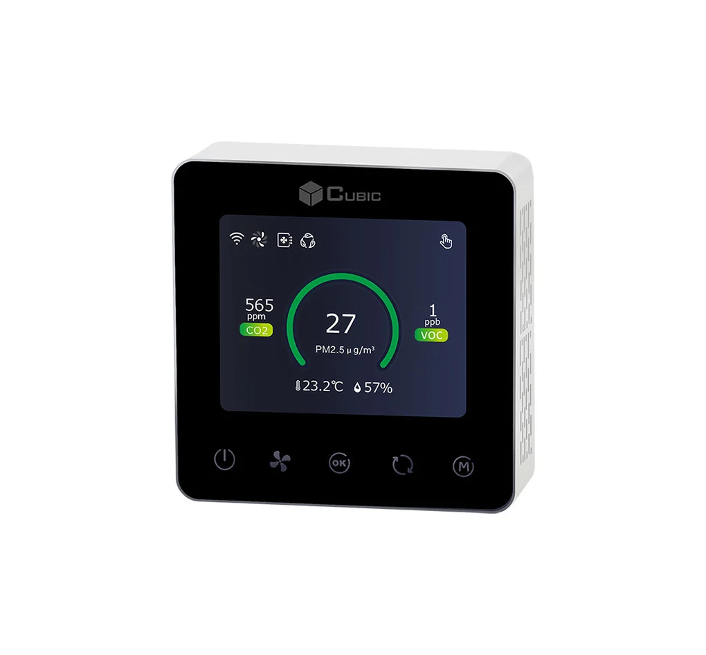 wall mounted hvac transmitter with display am6108b